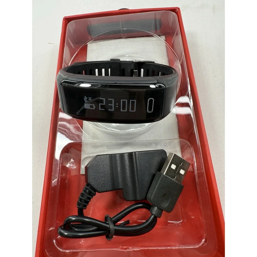 BAND Smart Bracelet Bluetooth Fitness Tracker‎ Black NIB Heart Rate Monitor +
